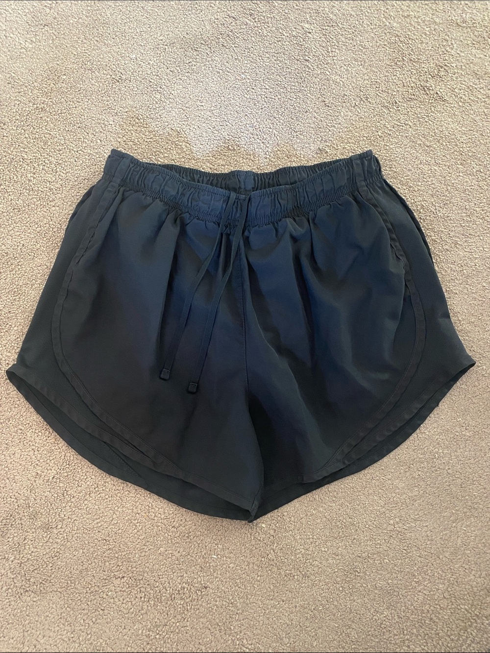 Nike Women's Black Elastic Waist Athletic Shorts